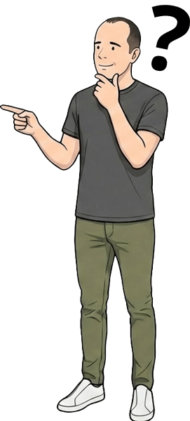 Ian pointing to the FAQs.